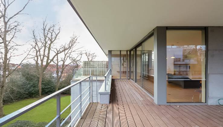 Uccle - La hêtraie - Superbe appartement de 200m² 3 chambres avec terrasse plein sud
